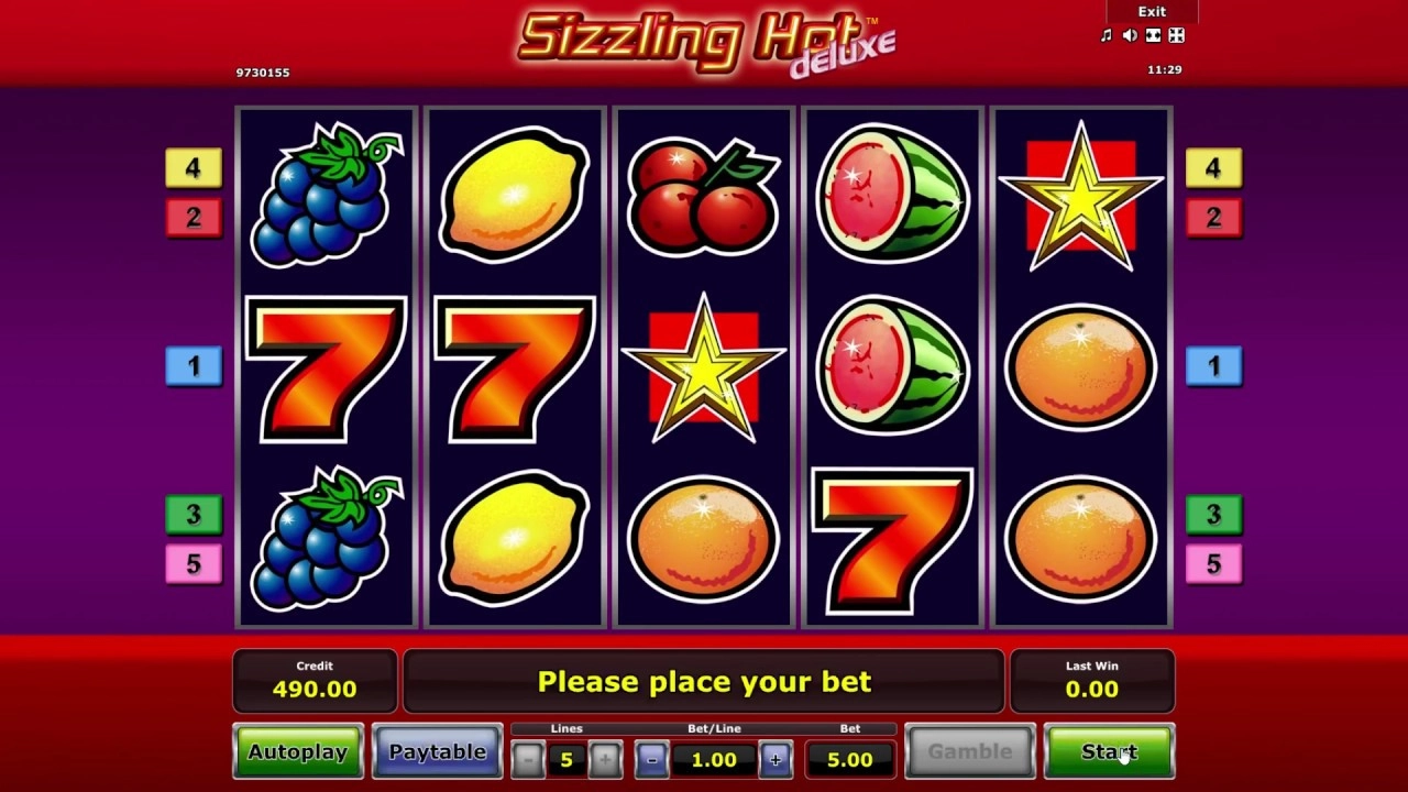 gratis sizzling hot deluxe spielen