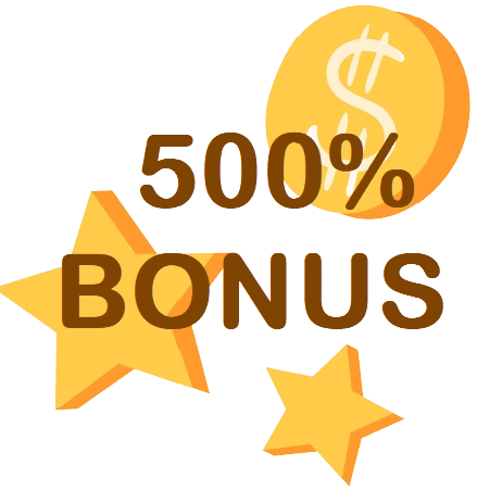 500 procent casino bonus