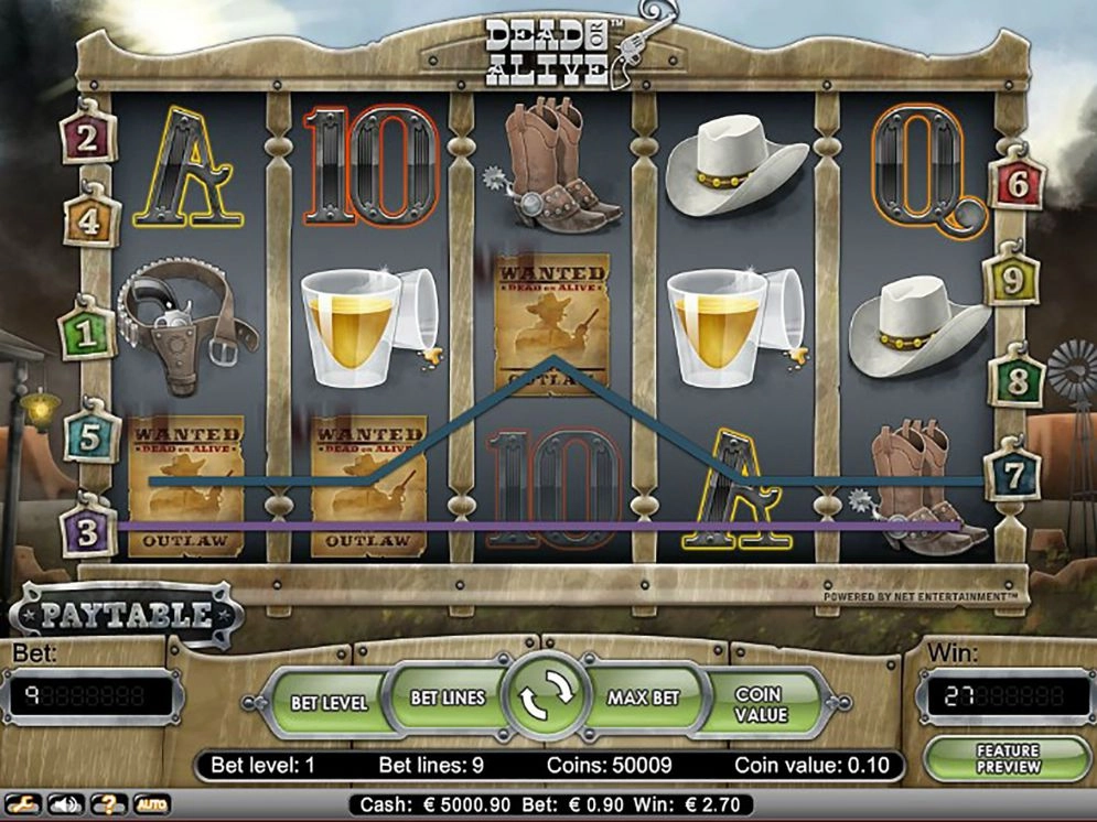 dead or alive slot game